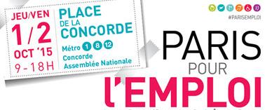 Retrouvez nous au salon Paris Pour l'Emploi 2015 !